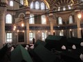 Ein Blick ins Mausoleum der Hagia Sophia. 
